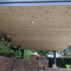 Full Circuit Electrical - Light installation for a wooden canopy