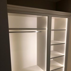 Full Circuit Electrical - Domestic Lighting Project For Walk In Wardrobe - After