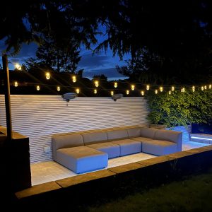 Full Circuit Electrical - Domestic Garden Seating Area Lighting
